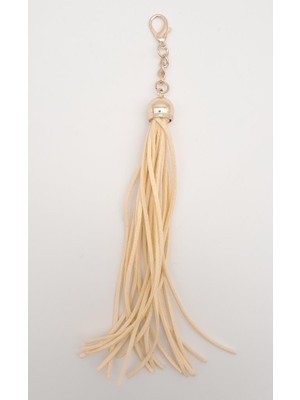 Angel Çanta Aksesuar Süet Nubuk Deri Kovanlı Uzun Püskül