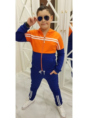 Turuncu Gardrop Orange Blue 2li Eşofman Takımı