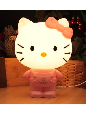 Hediye Biziz Hello Kitty Gece Lambası ve Masa Lambası