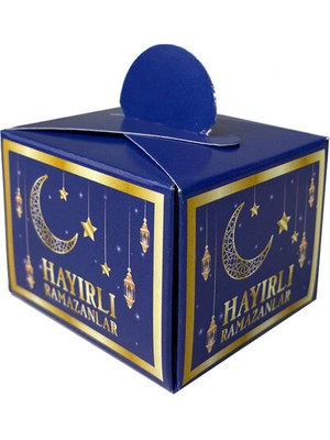 Benim Marifetlerim Hayırlı Ramazanlar Karton Kutu Lokumluk 25 Adet