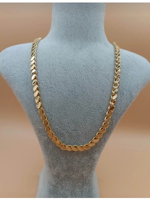Zd Bellefemme Çelik 316 L Kadın Gold 55 cm Arpa Zincir