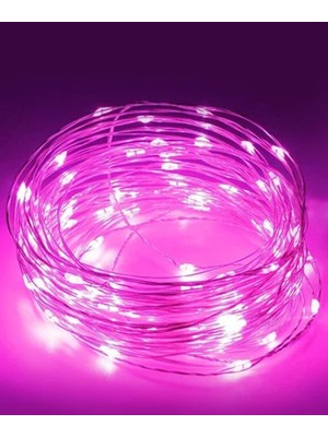 Alshop Yeni Nesil Peri Led Işık 10 Metre Pembe
