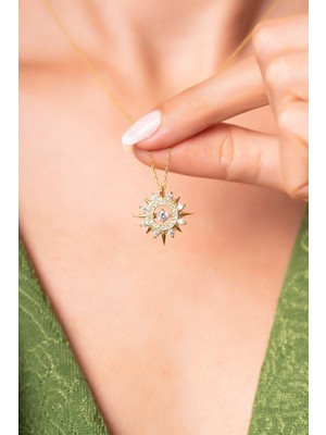 Sunshine 925 Ayar Tasarım Kolyes