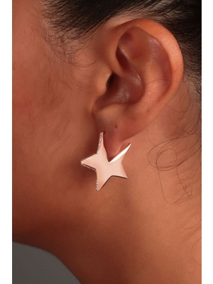 Sunshine 925 Ayar Gümüş Yıldız Trend Küpe SKU5003