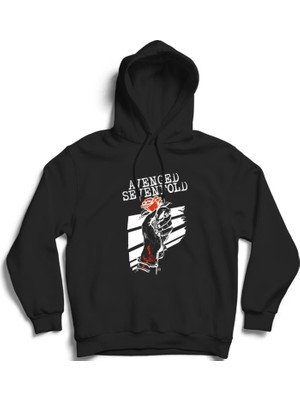 The Fame Avenged Sevenfold, Rose, Rock Metal Müzik Grup Kapüşonlu Sweatshirt Hoodie