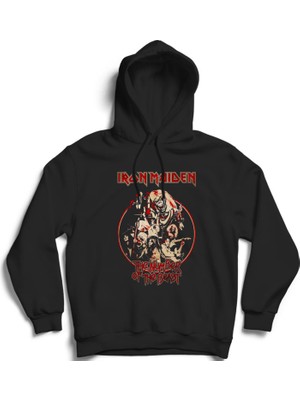 The Fame Iron Maiden, The Number Of The Beast, Rock Metal Müzik Grup Kapüşonlu Sweatshirt Hoodie