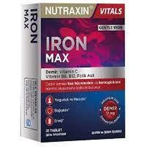 Iron Max Takviye Edici Gıda 30 Tablet