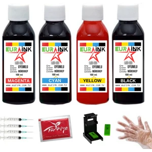 Hp 8620  8625  8630 950XL-951XL Kartuş Uyumlu Dolum Seti 4 x 100 ml