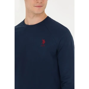 U.S. Polo Assn.  Erkek Bisiklet Yaka Sweatshirt