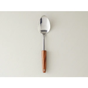 English Home Woody Spoon Çelik Servis Kaşığı Servis Gereci Kahve