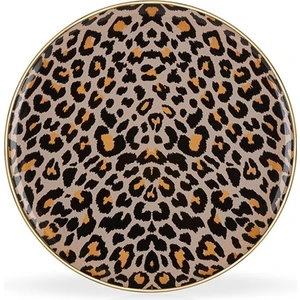 Leopar Somon Pasta Tabağı 21Cm 6 Lı