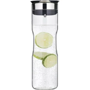 Motion Gümüş Kapaklı Cam Karaf 1,25 lt