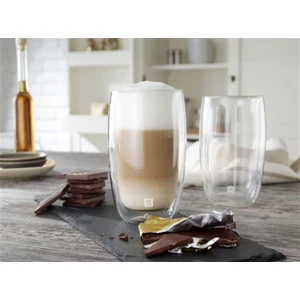 Çift Camlı 2'li Latte Macchiato Bardak Seti 350 ml