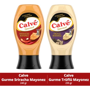Gurme Mayonezler 2li Set Sriracha Mayonez 240g x1 Adet + Trüflü Mayonez 235g x1 Adet