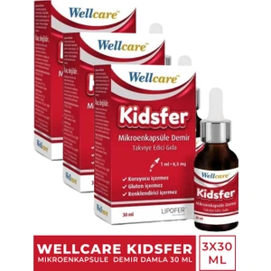 Kidsfer Mikroenkapsule Demir Damla 30 ml 3 Adet