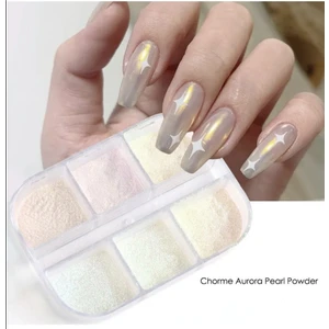 X Beauty Tırnak Süsleme - İnci Tozu - Nail Art 6'lı Paket