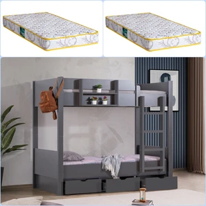 Ranza, Asya Ayrılabilir Çekmeceli Ranza + 2 Comfort Yatak