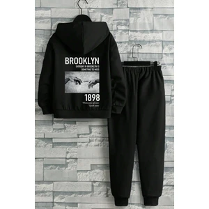 Only Trendwear  Çocuk 1898 Brooklyn Baskılı Eşofman Takımı