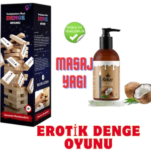 Rekzeerotik Seks Ceza Oyunu + Yenilir Hindistan Cevizi Masajyagı 120 ml