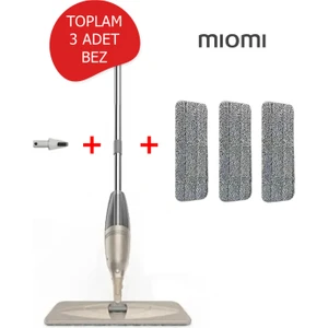 Sprey Mop 300CC Su Hazneli Pratik Temizlik 3 Adet Mop ( Distribütör Garantili )