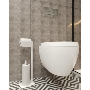 Tuvalet Kağıtlığı Yedekli Özel Tasarım Ağır Döküm Ayaklı Devrilmez Banyo Tuvalet Kurulum Gerektirmez