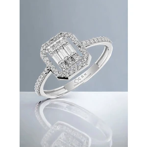 ÇGK KUYUMCULUK Baget Taşlı Yüzük CGKYZK0041