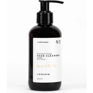 Yüz Temizleme Jeli - Yağlı Ciltler için Organik Aloe Vera ve Çay Ağacı ile Derinlemesine Leke Karşıtı Temizlik, 200 ml