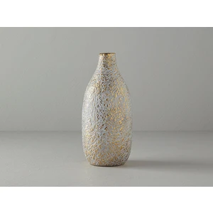 English Home Pavia Stoneware Vazo 13,5X29,5 cm Gold