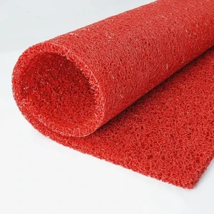 Kaydırmaz Paspas 14 mm Kaymaz Yolluk Kaydırmaz Halı 100CM Kırmızı