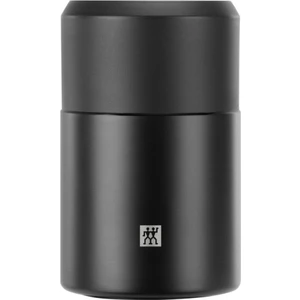 Cam Yiyecek Termosu 700 ml Siyah Renk Kamp ve Outdoor Taşınabilir Kullanım İçin