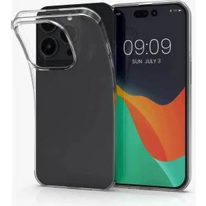 iphone 14 Pro Max Kılıf Kamera Korumasız Şeffaf Silikon Tpu 0.02MM Şeffaf Kapak Kılıf