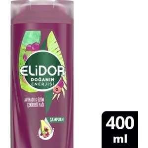 Doğanın Enerjisi Saç Bakım Şampuanı Avokado ve Üzüm Çekirdeği Yağı 400 ml