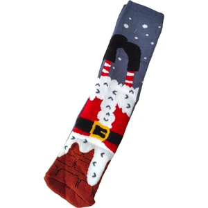 Sembol Yılbaşı Temalı Uzun Havlu Çorap Christmas Yeni Yıl