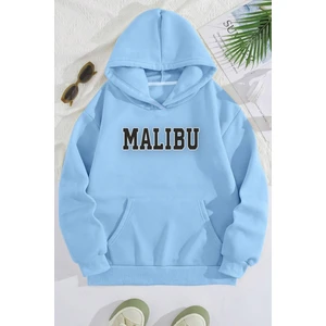 Only Trendwear Unisex Malıbu Baskılı Oversize Sweatshirt