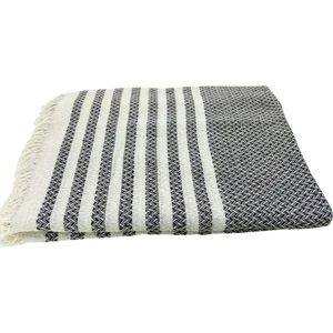 Inter Z Örgü Desenli Saçaklı Tek Kişilik Pike 170X220 cm