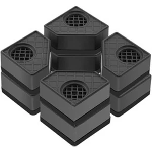 4 Adet Çamaşır Makinesi Boy Uzatma Pedleri Anti Pedleri Sessiz Patinaj Yükseltici Mat Buzdolabı Kurutma Makinesi Destek Standı 8cm (Yurt Dışından)