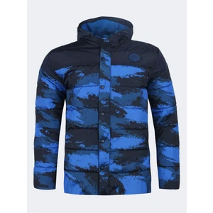 Erkek Trıbun Pattern Baskılı Kaban