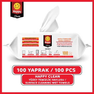 Happy Clean Yüzey Temizleme Havlusu 100 Lü