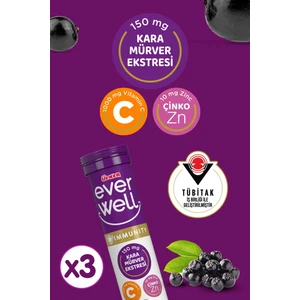 Everwell Karamürver C Vitamin Tablet 15'li 67.5 G x 3 Adet