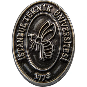 İTÜ Vakfı İTÜ Rozet Logo Gri