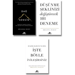 Brianna Wiest Koleksiyonu 3 Kitap Set - Dağ Sensin - Düşünme Şeklinizi Değiştirecek 101 Deneme…