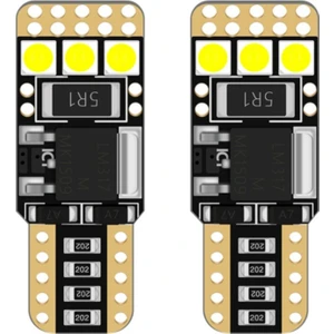 T10 Dekoratif LED Ampul Buz Mavi 12V 4W Canbus / LAAM953-2