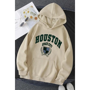 Uygun Tarz Siyah Saturn Sweatshirt
