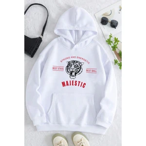 Uygun Tarz Siyah Saturn Sweatshirt