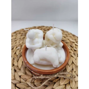 M&C Concept Kokulu Düşünen Adamlar Soya Wax Mum - Beyaz