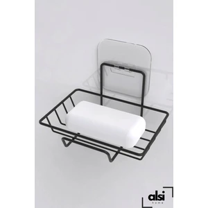 Alsi Home Yapışkanlı Dekoratif Sabunluk Banyo Düzenleyici Banyo Askı Aksesuar Sabunluk