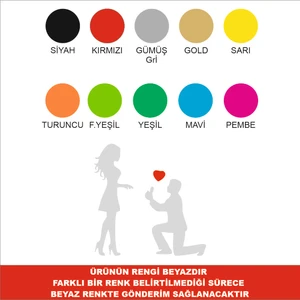 2Mak Sticker Araç Yan Kapı Evlenme Teklifi Sticker