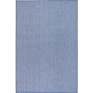 Koza Halı Fresco Ekru Lacivert Iskandinav Jüt Yıkanabilir Halı Kilim Balkon Teras Salon Koridor Halısı 20522A