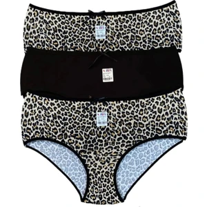 Miss Blue Moon Yüksek Bel Leopar Baskılı Bato Katlanır 3'lü Külot 5000-2