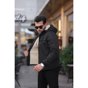 Kışlık Kürklü Mont Soğuk ve Rüzgar Geçirmez